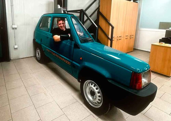 El Fiat Panda más estrecho del mundo