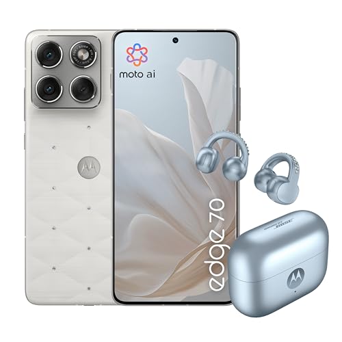 Motorola Edge 70 + Moto Buds Loop con cristales Swarovski (12 GB, 512 GB)