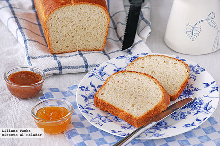Receta de pan de molde con buttermilk o suero de leche