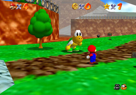 Super Mario 64: cómo conseguir la estrella Footrace with Koopa the Quick de Bob-omb Battlefield
