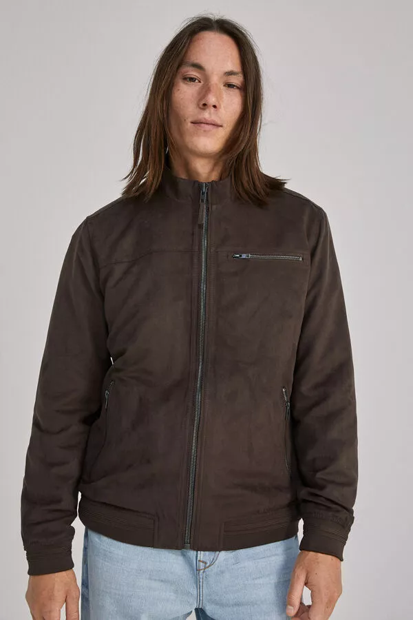 Cazadora efecto ante