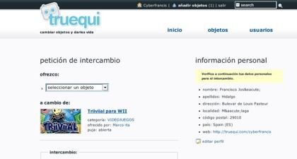 Truequi, el trueque en la web 2.0