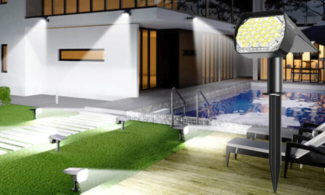 luces solares LED