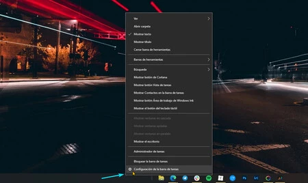 Configuracion De La Barra De Tareas Windows 10