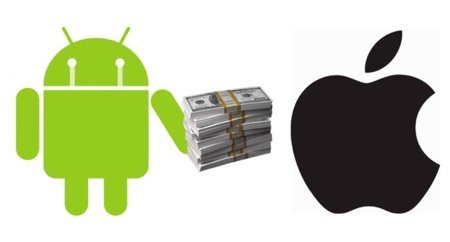 Apple podría ofrecer un acuerdo a los fabricantes de Android cobrándoles hasta 15 dólares por dispositivo vendido