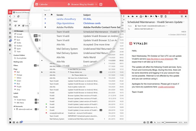 Vivaldi Correo
