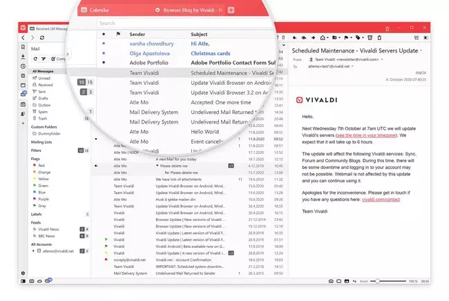 Vivaldi Correo