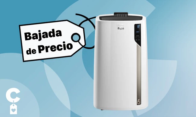 De'Longhi Pingüino PACEL98 ECO Silent Aire Acondicionado Portátil Silencioso con Tecnología Eco Real Feel