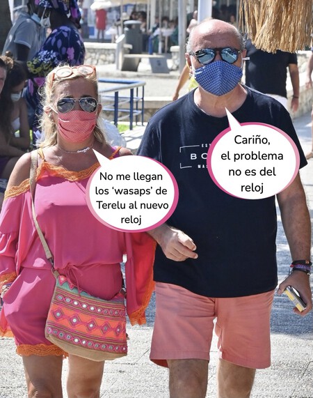 El regalo que Carmen Borrego ha recibido por parte de su marido: un reloj que supera los 400 pavos