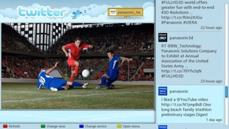 Panasonic integra Twitter en sus nuevos modelos de televisores