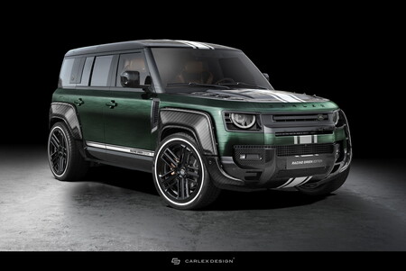 Land Rover Defender Racing Green by Carlex, con un estilo de tuning que amarás u odiarás