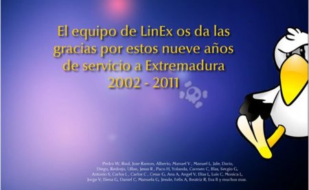 LinEx, despedida y cierre