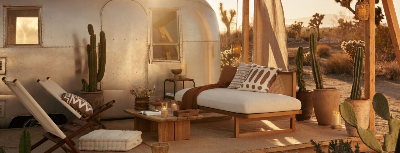 Tú también te rendirás a la moda del gampling con estos muebles de exterior