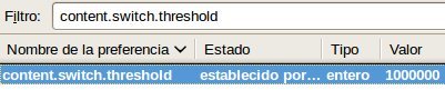 Firefox - Threshold