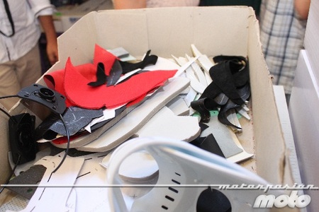 Interior de una bota AXO