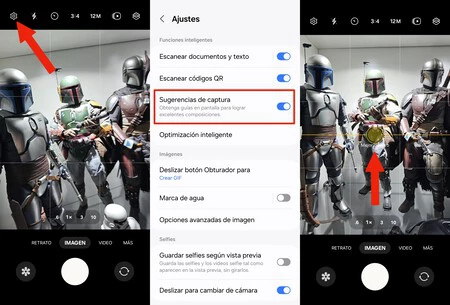 右の画像では、動作中のキャプチャ チップが表示されます。