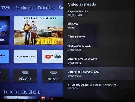 Ajustes avanzados en una Xiaomi TV con Android TV