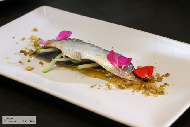 Sardina con mermelada