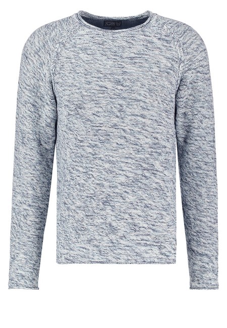 70% de descuento en el jersey de punto Jack & Jones Jorstake Knit Fit en azul: ahora 8,95 euros en Zalando