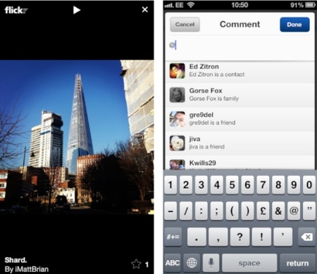 Flickr sigue recuperando el terreno con una nueva actualización de su aplicación para iOS