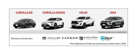 Gama Toyota Brasil Blindados