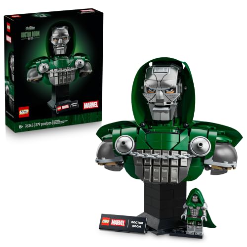LEGO | Marvel Busto de Doctor Doom – Set de Construcción Coleccionable para Adultos – 76345