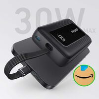 Esta PowerBank de Anker Zolo tiene 20,000 mAh, carga rápida y es compatible con Apple y Android 