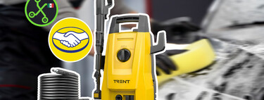 Hidrolavadora eléctrica con 1200W y alta presión con 48% de descuento: ideal para jardines, autos y patios 