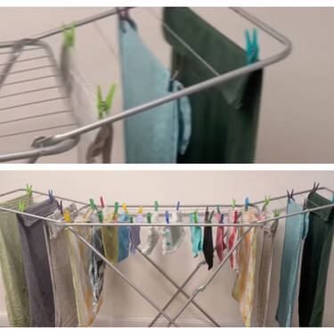 La técnica japonesa para secar la ropa dentro de casa mejor y más rápidamente 