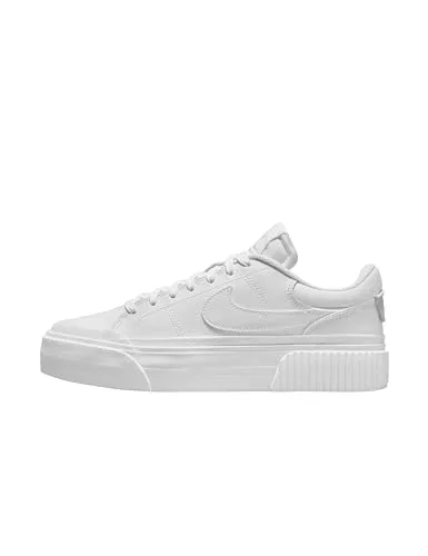 Nike Court Legacy Lift Shoes, Sneaker Mujer, Blanco, 36.5 EU