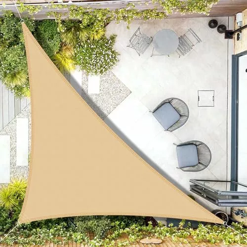 AXT SHADE Toldo Vela de Sombra Impermeable Triangular 3x3x4,25m

