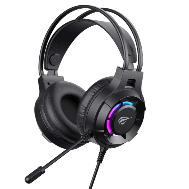 Havit H2049d Fone de Ouvido Gamer com Microfone, Preto
