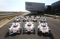 Audi presume a sus 13 autos ganadores de las 24 horas de Le Mans
