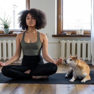 Así es el doga, una forma de hacer yoga con tu perro que no lleva más de 15 minutos 