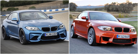 BMW M2 vs Serie 1 M Coupé: comparativa visual