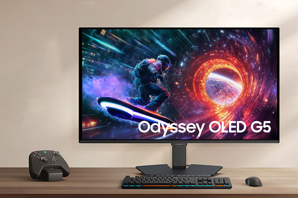 El monitor OLED para gaming bueno y bonito, ahora también es barato: ya puedes conseguir el Odysey G5 OLED por menos de 400 euros 