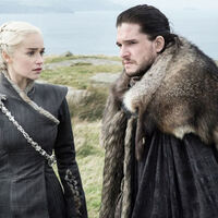 En El Caballero de los Siete Reinos salen muchos Targaryen, ¿con cuál de todos ellos están relacionados Daenerys y Jon Nieve?