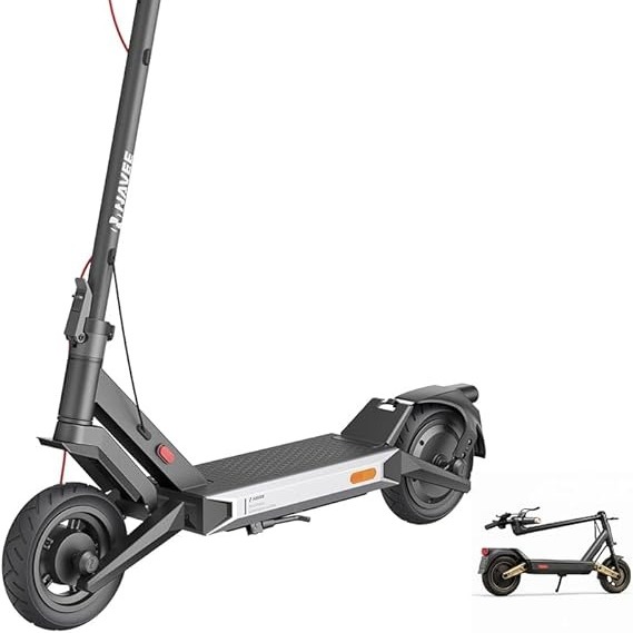 Patinete eléctrico - Navee ST3 Pro, 1350W Potencia Máx., 600W Potencia Nominal, Carga máx. 120 kg, 13500 mAh, Velocidad máx. 25km/h, Negro
