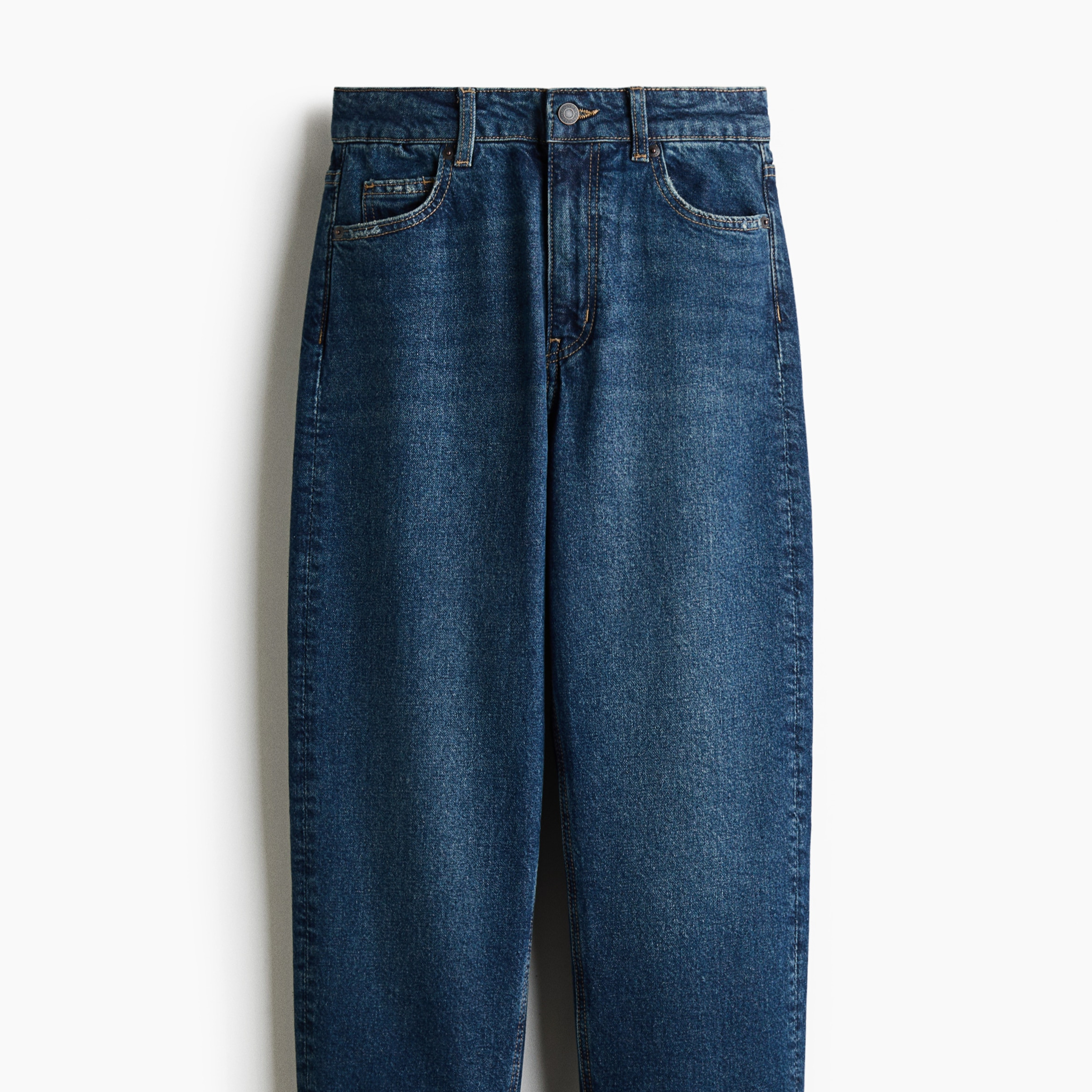 Mom Slim Fit High Waist Ankle Jeans