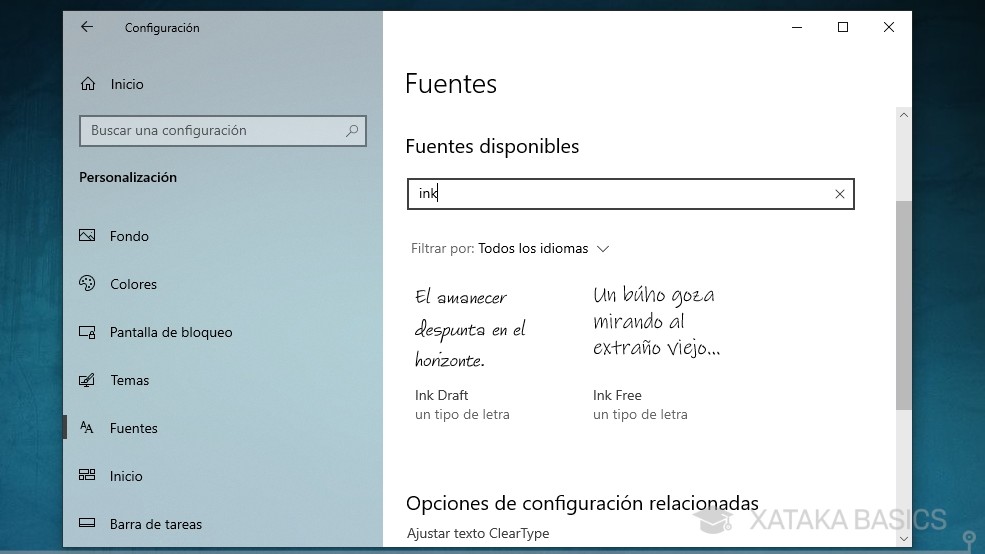 Fuentes en Windows 10: cómo instalarlas y gestionarlas