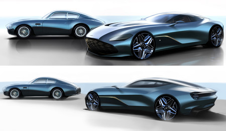 Así luce el Aston Martin DBS GT Zagato en sus primeros 'teaser': un homenaje al centenario de Zagato