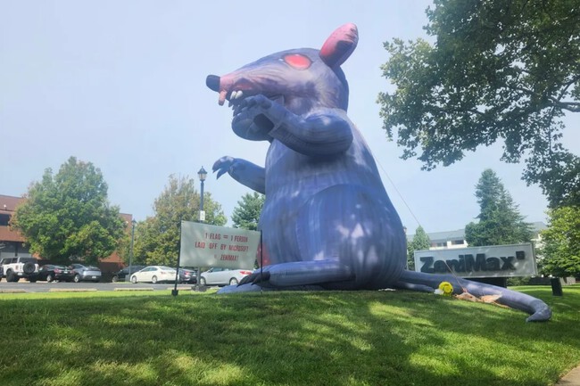 La última demostración de The Elder Scrolls 6 ha tenido un invitado sorpresa: una rata inflable gigante que sirve como protesta