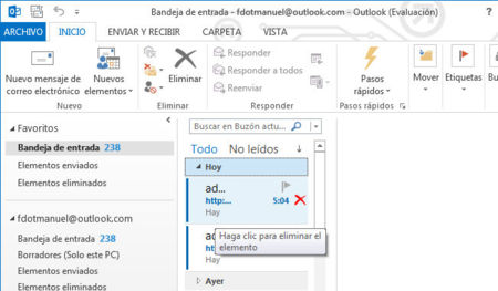 Outlook RT llegará con Windows 8.1