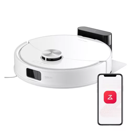 roborock Q10 S5 Robot Aspirador y Fregasuelos Succión HyperForce de 10000 Pa, Robot Vacuum con Doble Sistema Antienredos, Navegación PreciSense LiDAR, Evitación de Obstáculos Reactive Tech, Blanco