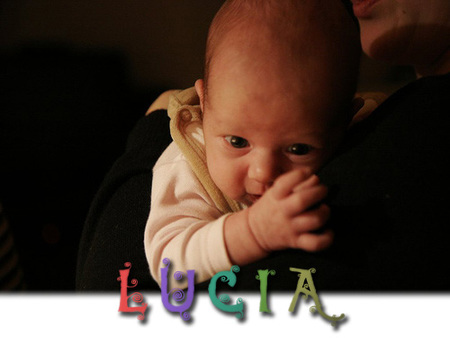Los nombres de bebé más utilizados en España: Lucía