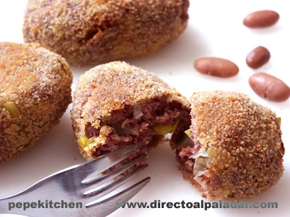 Pastelitos de alubias rojas. Receta