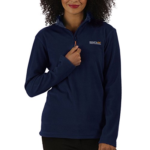 Regatta Sweethart Forro Polar Ligero, Tejido Symmetry Y Media Cremallera Fleece, Mujer, Navy, 12