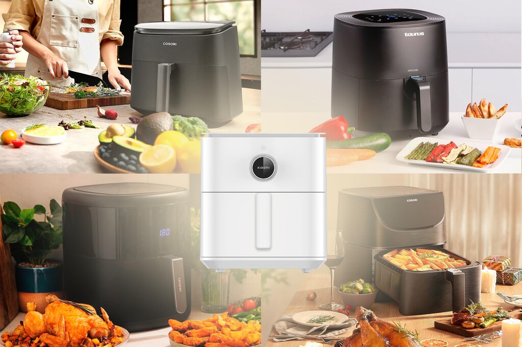 Cinco freidoras de aire de tamaño familiar para comer de forma más saludable 