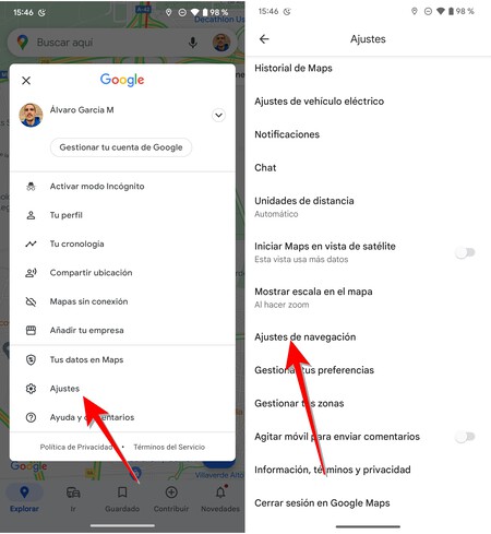Ajustesgooglemaps 1