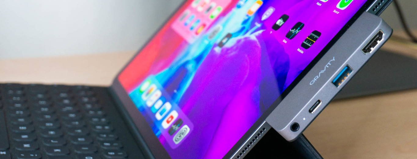 Ipad Pro Hub De Gravity Tcnik Equilibrado Concentrador Practico Y De Calidad Por Usb C